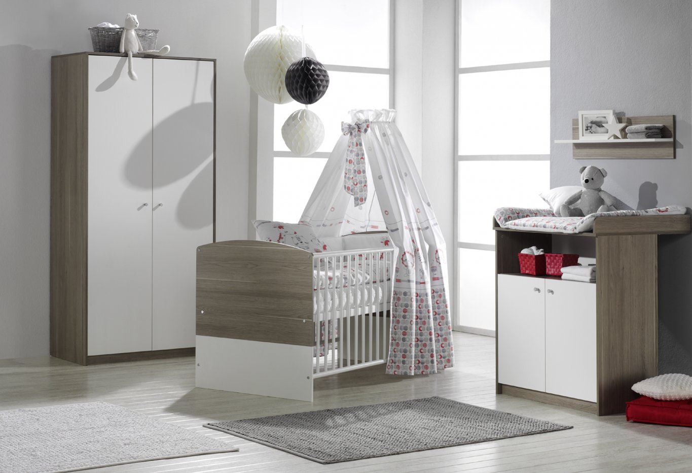Babykamers Woonkamer commode wit