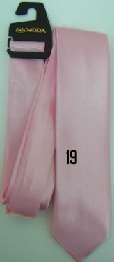 satijnen stropdas licht roze