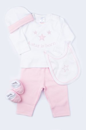 Babypakje a star is born licht roze