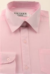 KINDEROVERHEMD EST ROZE