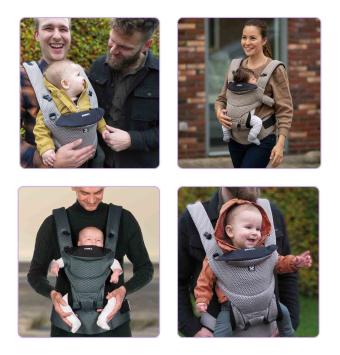 Dooky baby carrier zwart