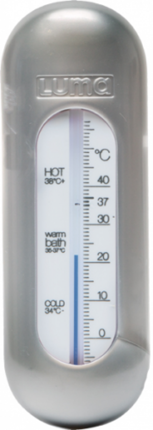 Luma badthermometer Sparkling Silver