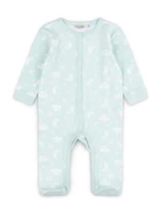 Babypakje maan /ster licht groen