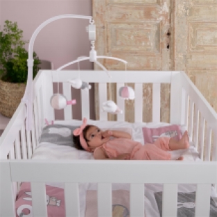 Muziekmobiel Nijntje Pink Rib